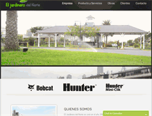 Tablet Screenshot of eljardinerodelnorte.com